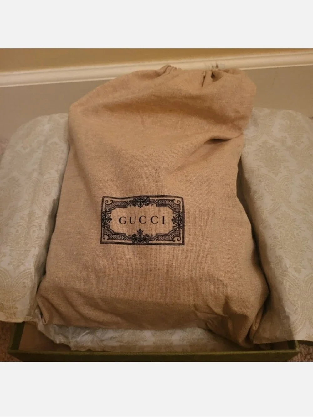 Vintage Gucci Brown Leather Mini Backpack Bag Rare Beauty